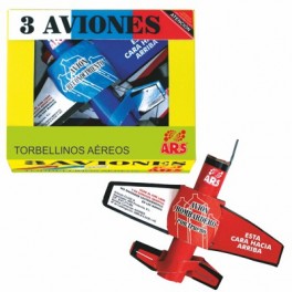 Caja de 3 Aviones voladores